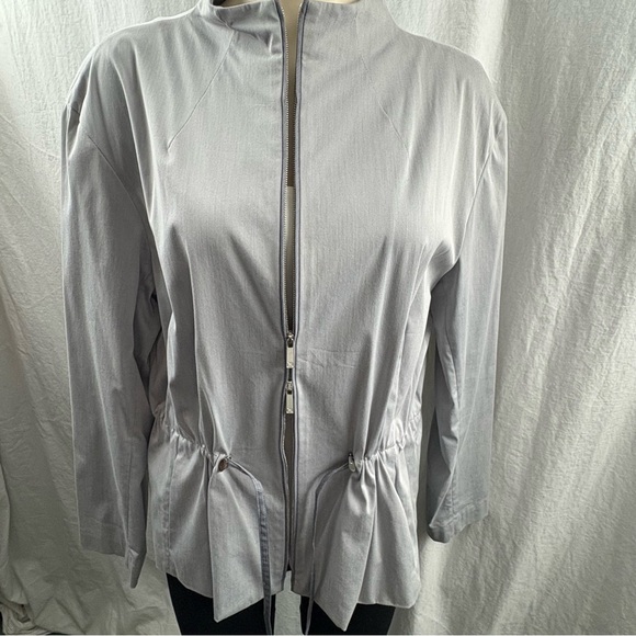 Lafayette 148 New York Stylish Gray Jacket L - Picture 8 of 13